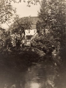 Historisches Foto der Mönchmühle Mühlenbecker Land