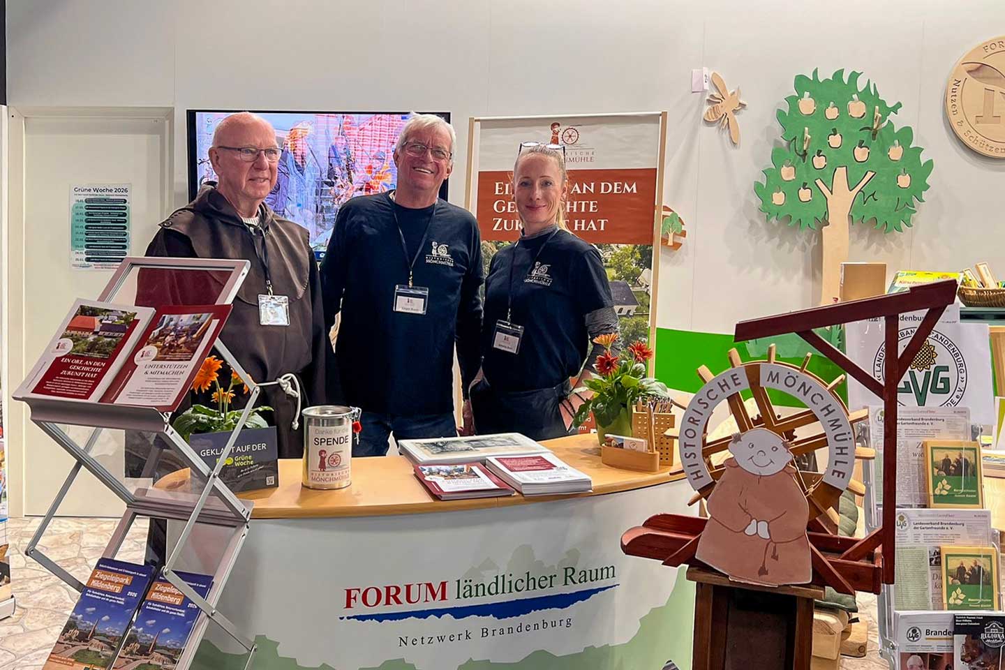 Stand Historische Mönchmühle auf der Grünen Woche