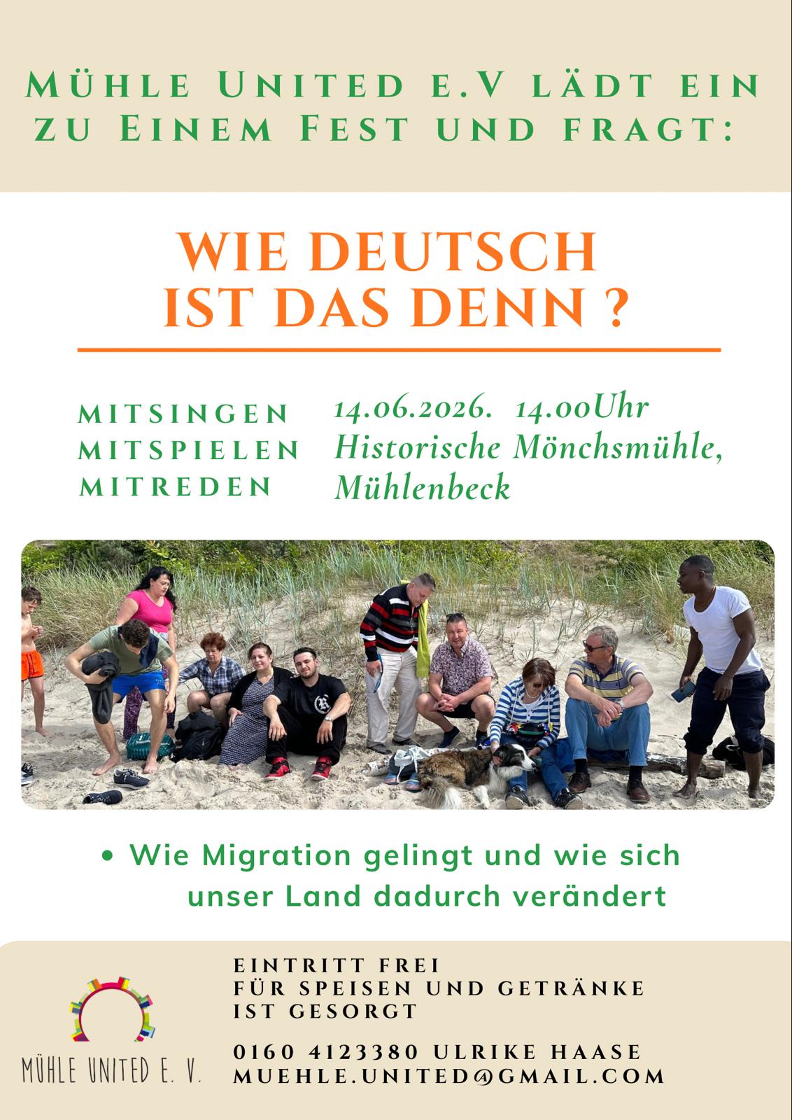 Mühle United e.V. lädt ein