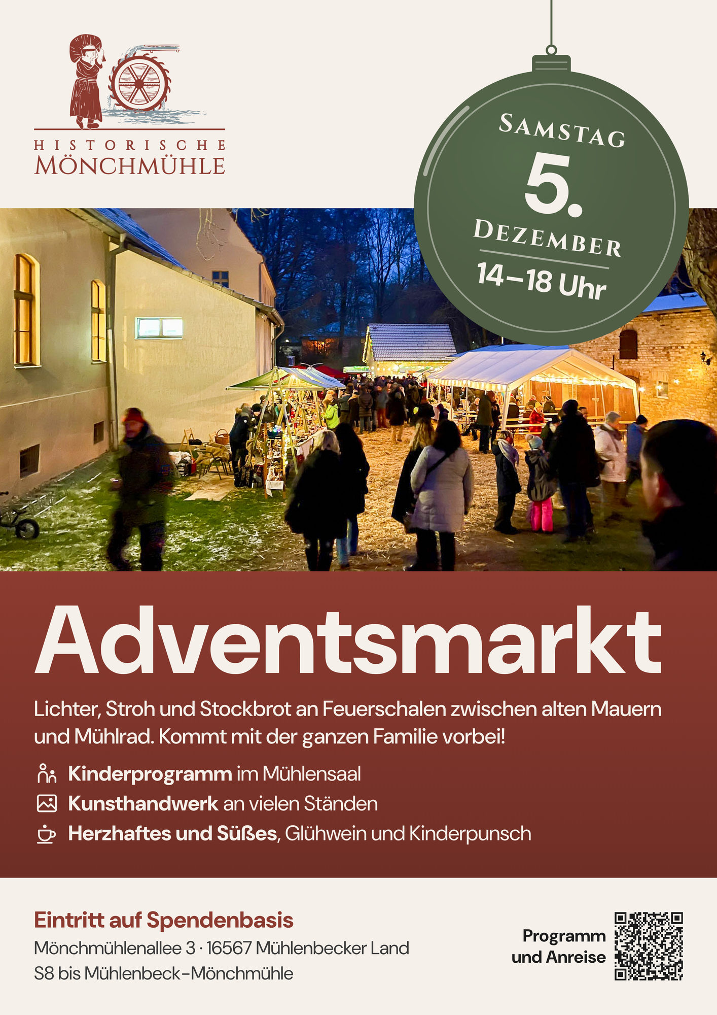 Adventsmarkt in der Historischen Mönchmühle 2026