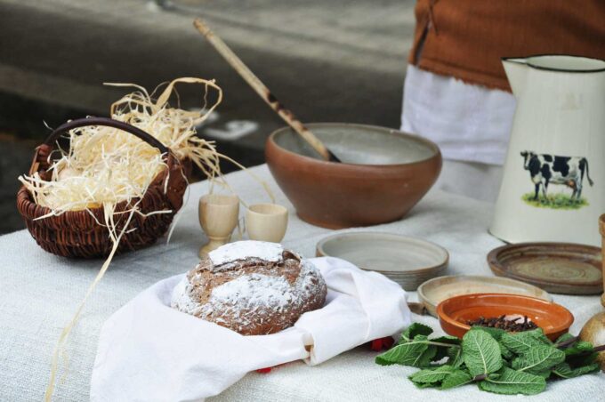Bild mit historischem Brot für Brot-Rezepte aus dem Mittelalter