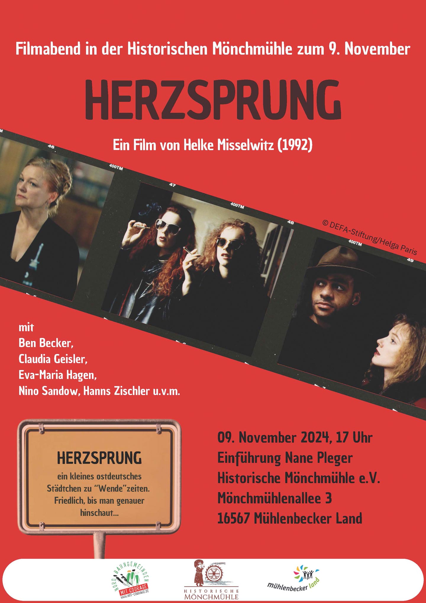 Filmabend in der Historischen Mönchmühle: HERZSPRUNG